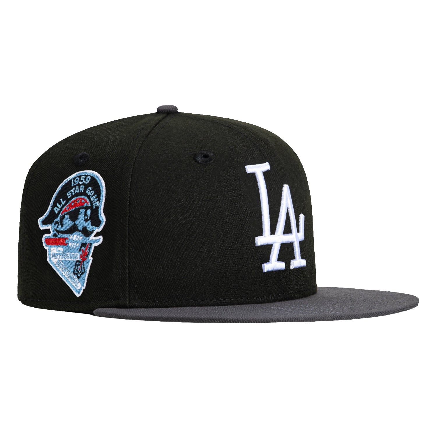 NEW ERA EXCLUSIVE 59FIFTY TEAL LOS ANGELES retail DODGERS W/ 1959 ALL STAR GAME PATCH