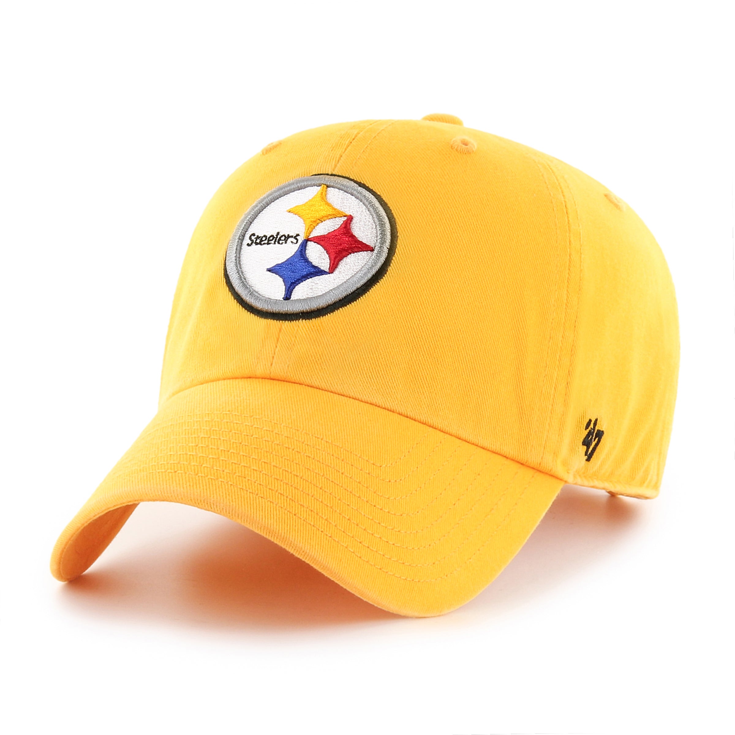 Mens Pittsburgh Steelers '47 Brand Gold Cleanup Adjustable Hat