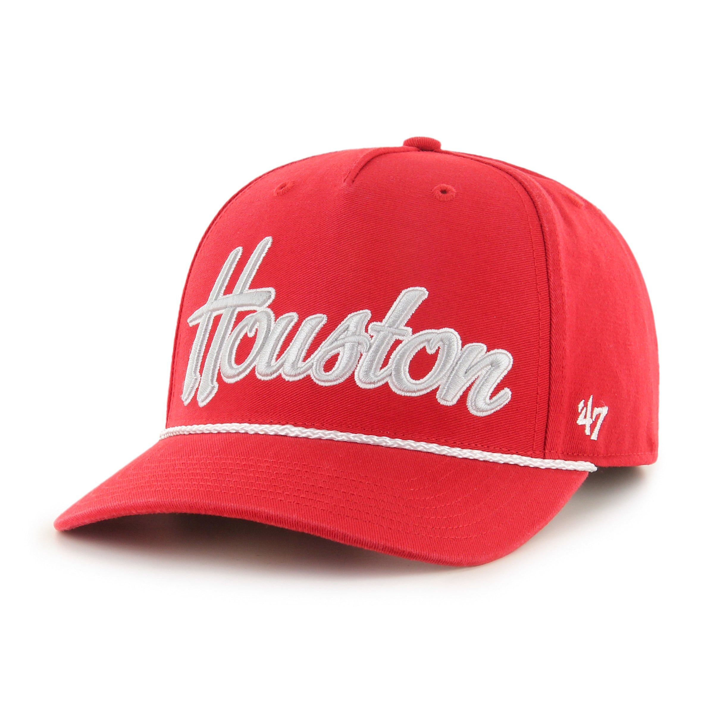 47 Brand Houston Rockets Overhand Script MVP Hat - Red – Hat Club