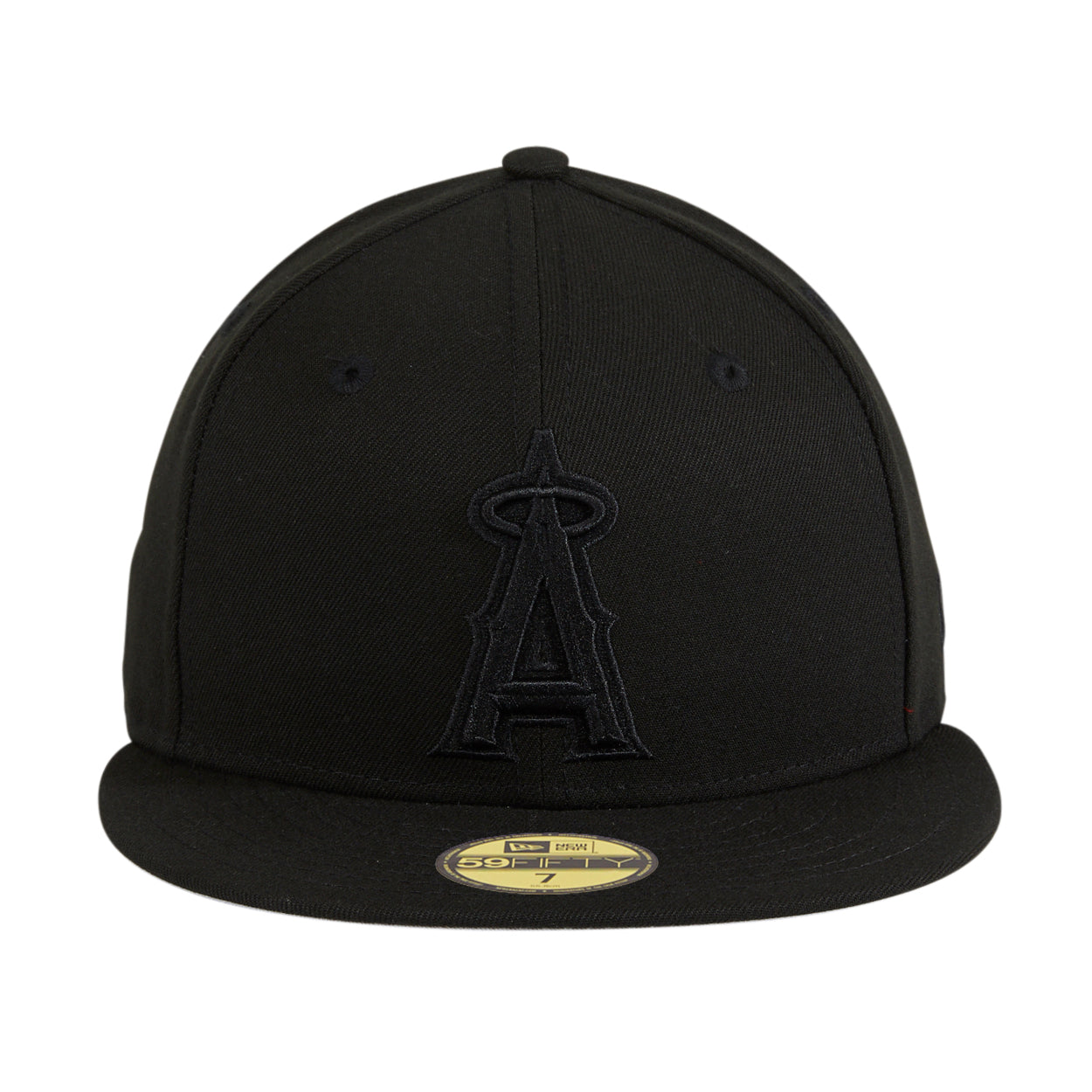 New Era 59Fifty Los Angeles Angels Hat - Black, Black – Hat Club