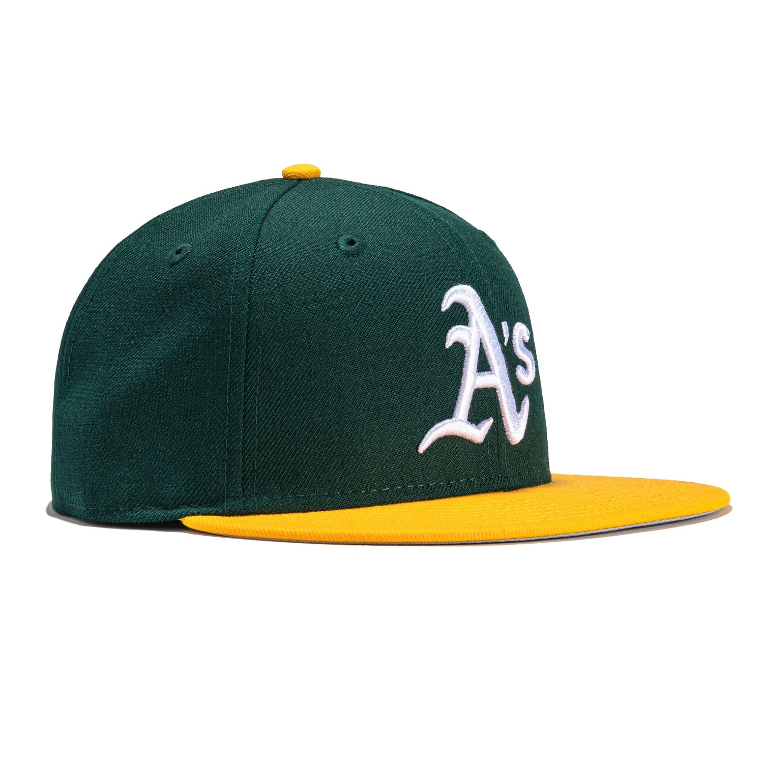 MLB Athletics Team Green/Yellow Baseball Cap
