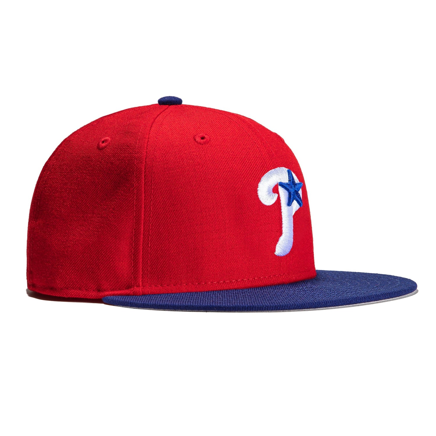 New Era 59FIFTY Retro On-Field Philadelphia Phillies 1997 Hat - Red, Royal Red/Royal / 7 1/8