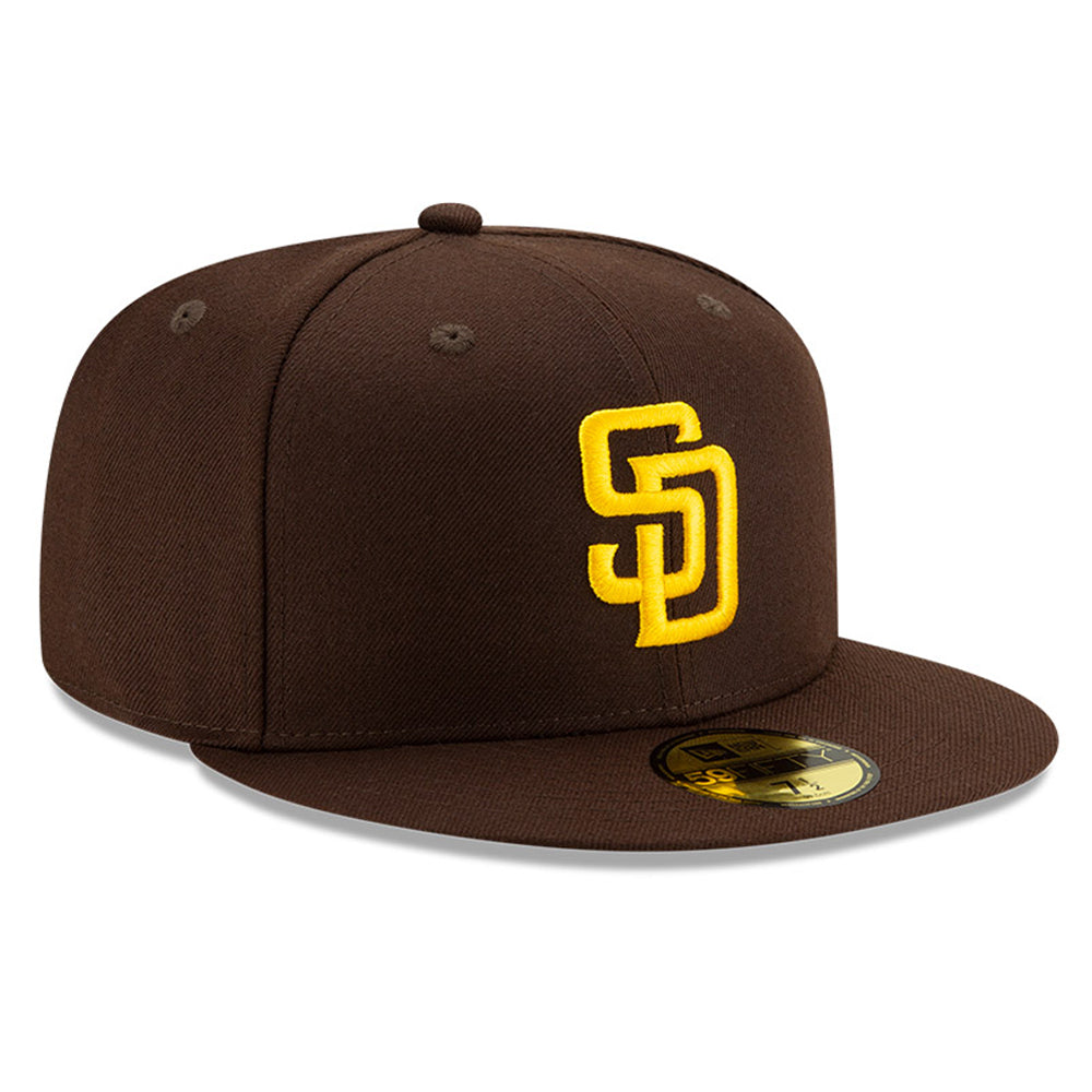 san diego padres fitted hats black