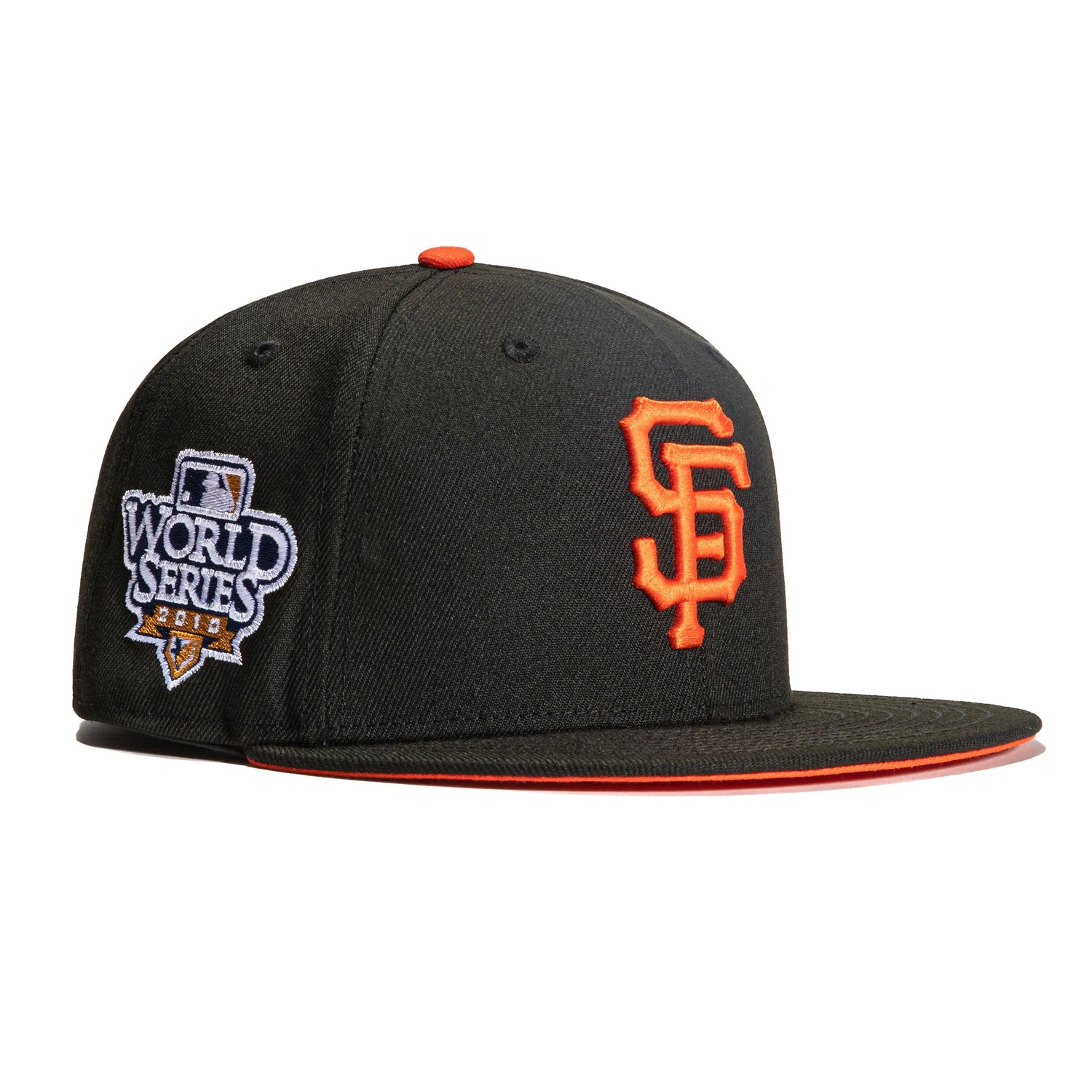 Men's San Francisco Giants New Era Pink/Sky Blue 2010 World Champions  Undervisor 59FIFTY Fitted Hat