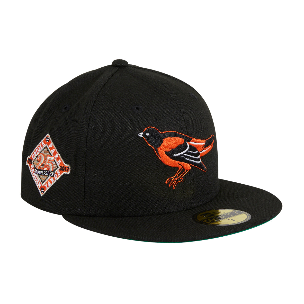 New Era 59Fifty Big Stripes Baltimore Orioles 25th Anniversary Patch H – Hat  Club