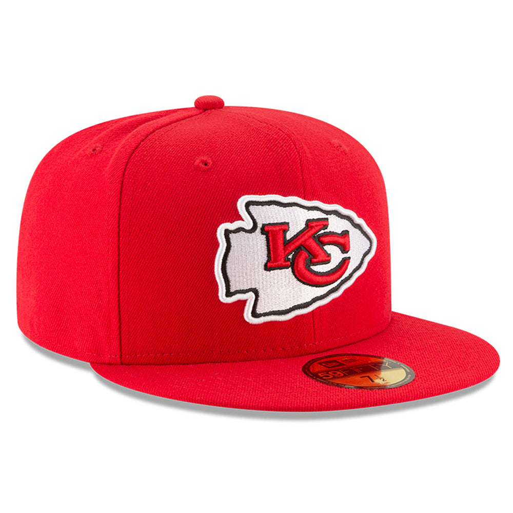 Kansas City Chiefs New Era 60th Anniversary Gold Undervisor 59FIFTY Fitted  Hat - White/Gray