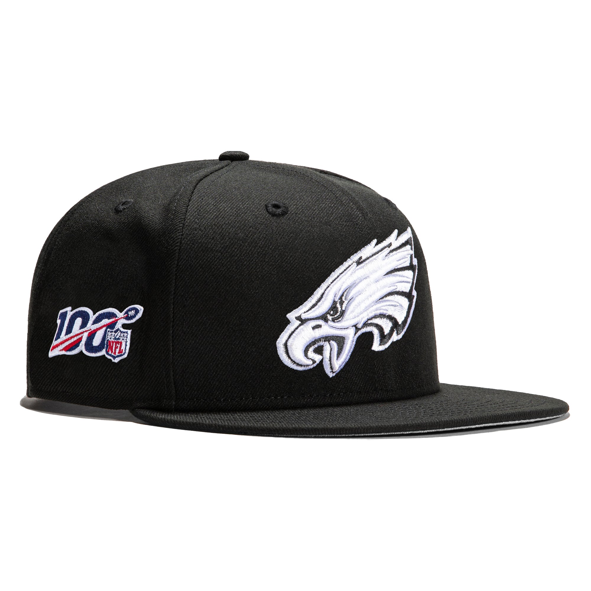 Philadelphia Eagles NFL Script Logo Patch 9Fifty Snapback (Black