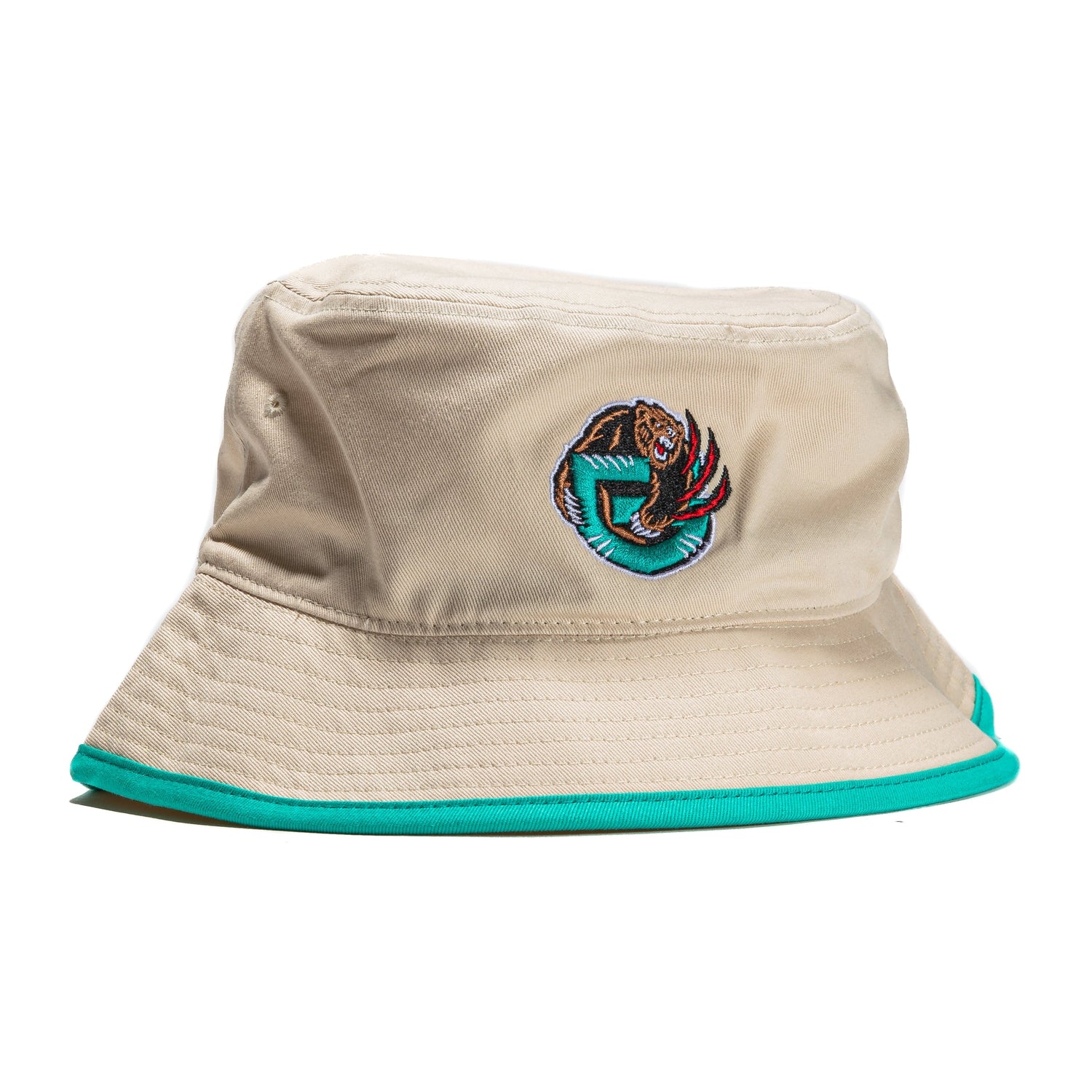 Mitchell & Ness Memphis Grizzlies Bucket Hat - Off White White / Small/Medium