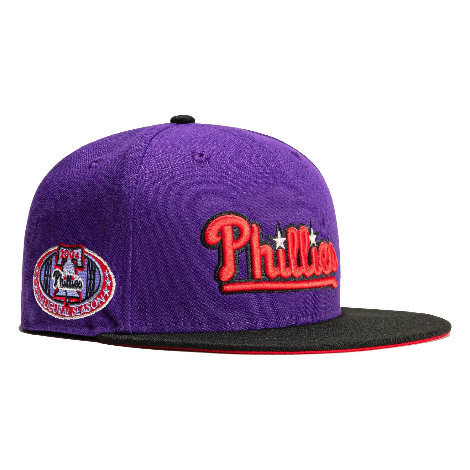 Philadelphia Phillies 1996 All-Star Game 59Fifty New Era Fitted Hats (GITD  Blue Red Under Brim)