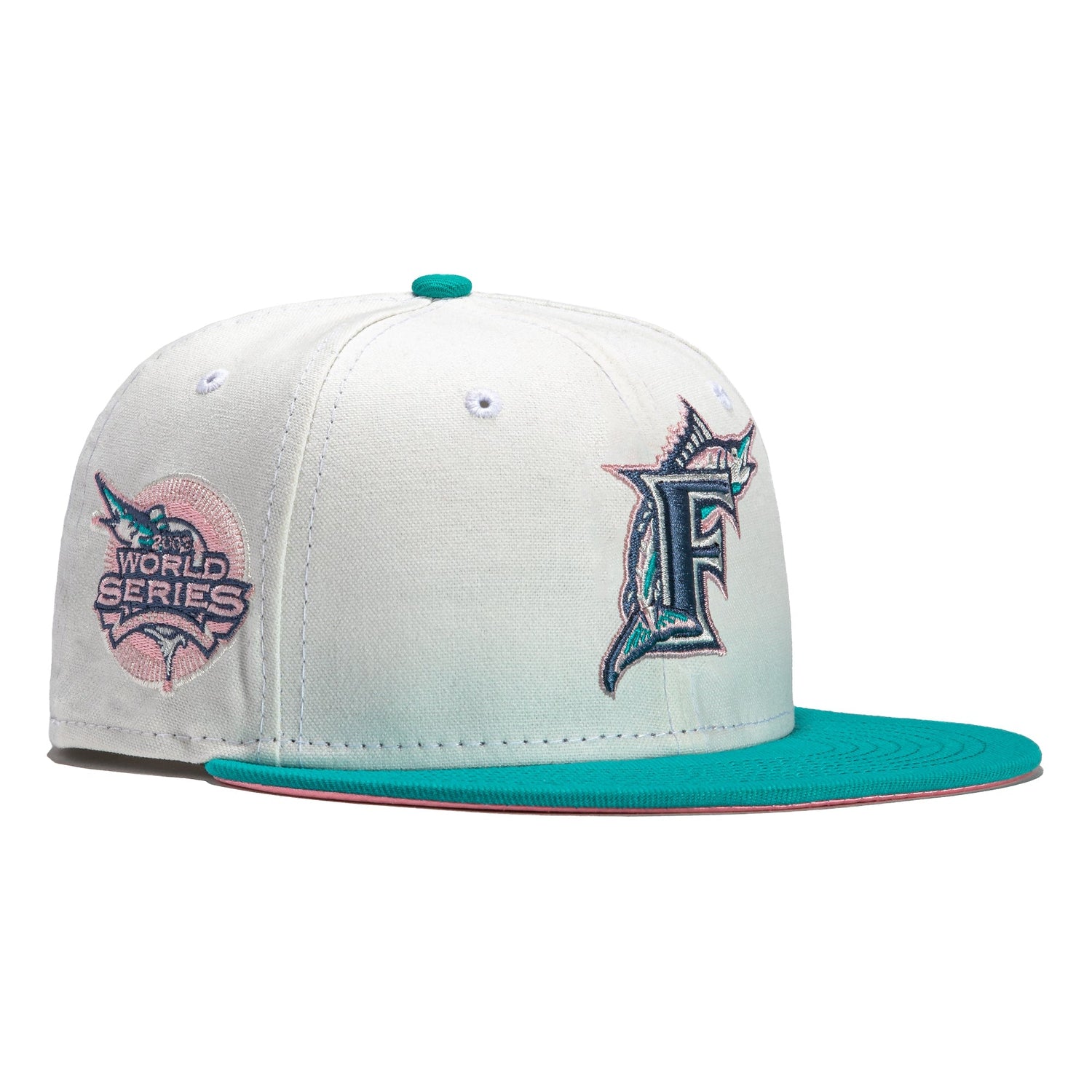 New Era 59Fifty Miami Marlins 30th Anniversary Patch Word Hat