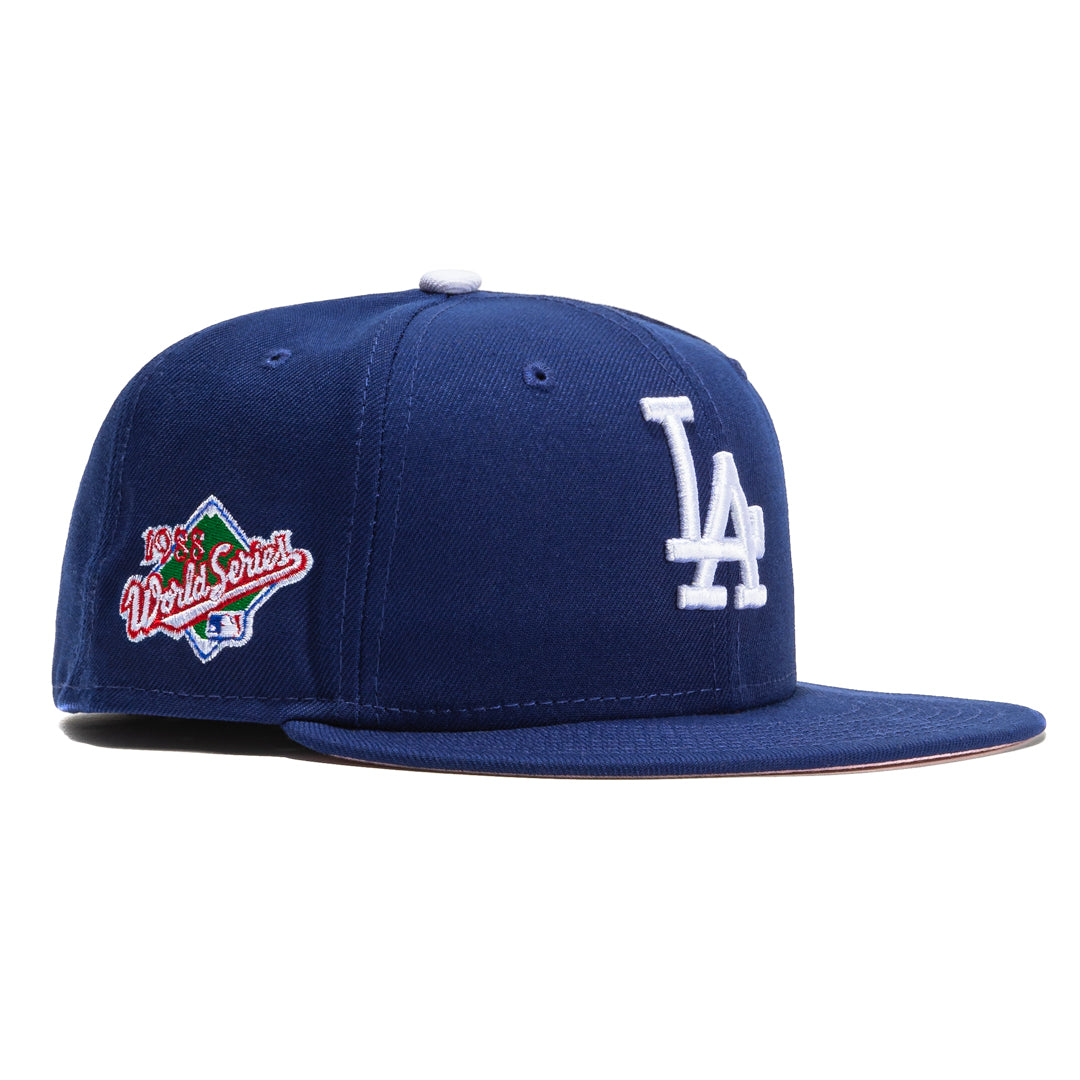 Shop New Era LA Dodgers World Series Side Patch Fitted Hat