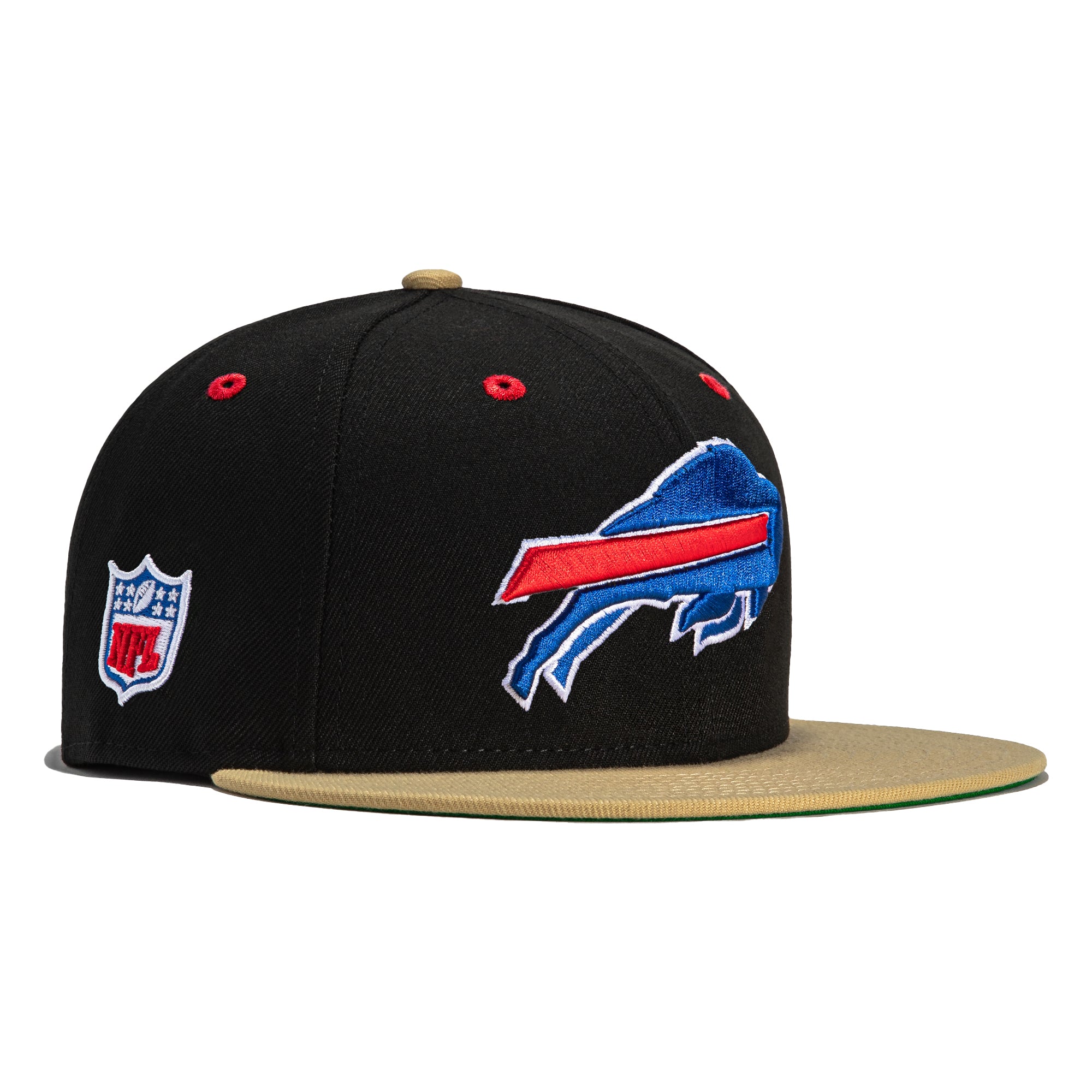 : New Era Men's Black Buffalo Bills Color Dim Throwback 59FIFTY  Fitted Hat : Sports & Outdoors