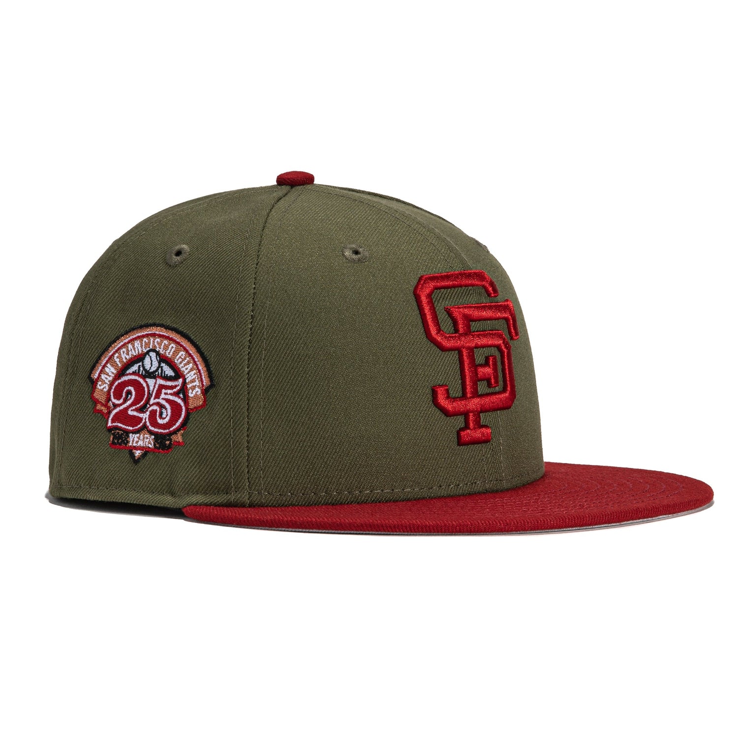 New Era 59FIFTY San Francisco Giants Tell It Goodbye Patch Hat - Stone, Burnt Orange Stone/Burnt Orange / 7 5/8