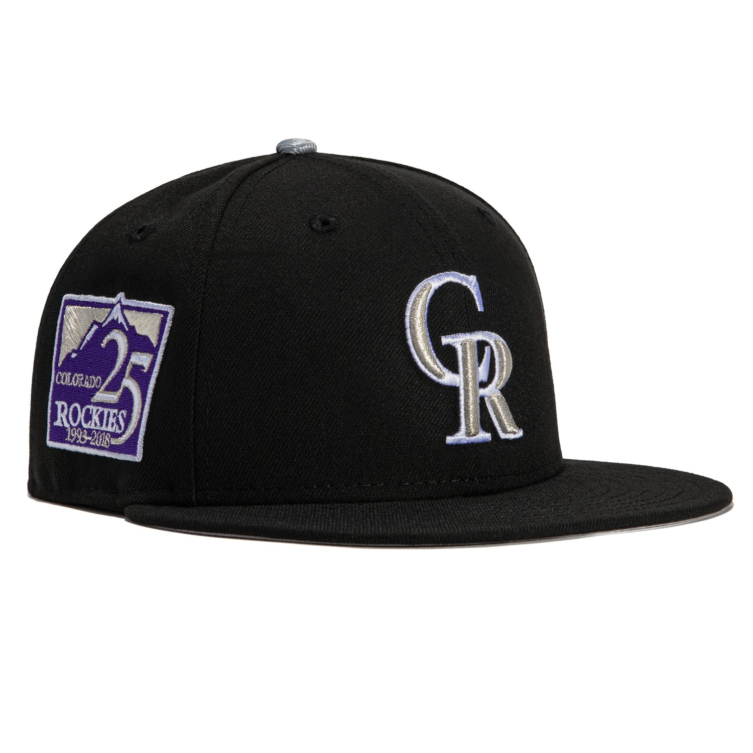 New Era 59Fifty Rose Gold Colorado Rockies 25th Anniversary Patch