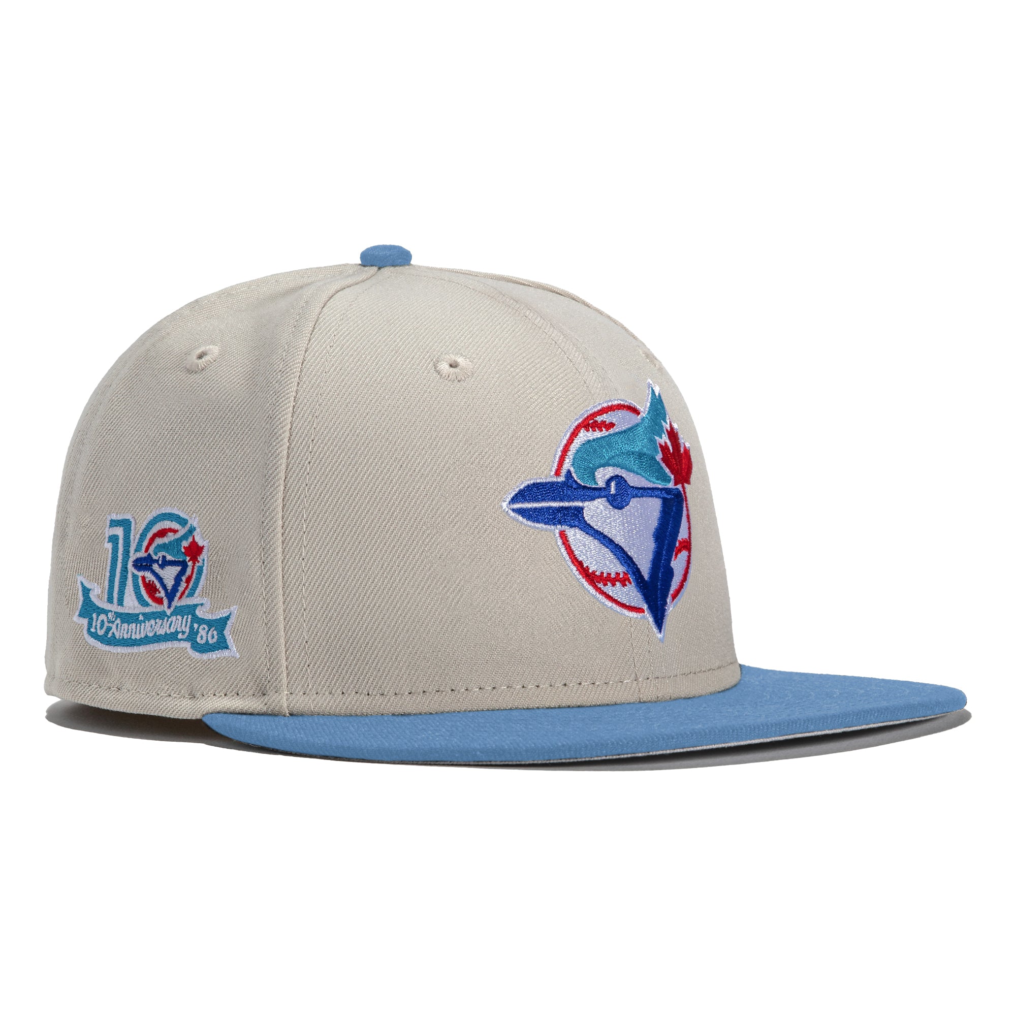 New Era Blue Jays 59FIFTY Green White Logo - Fitted Hat