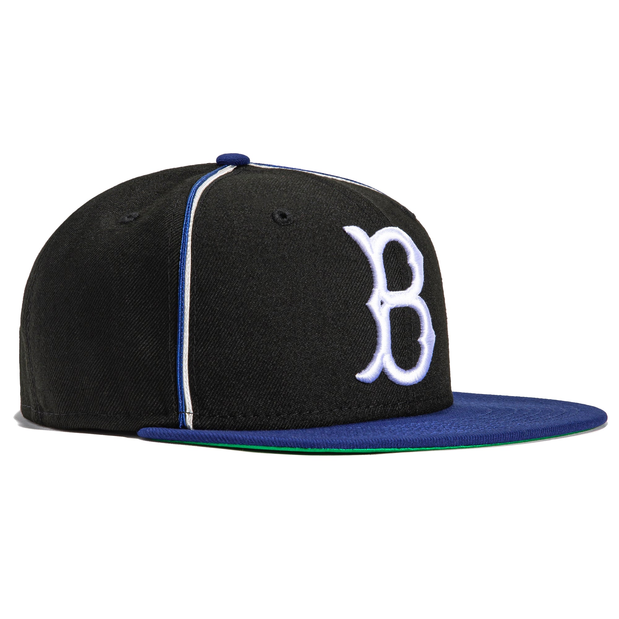 New Era 59FIFTY Black Soutache Brooklyn Dodgers Hat - Black, Royal Black / 8