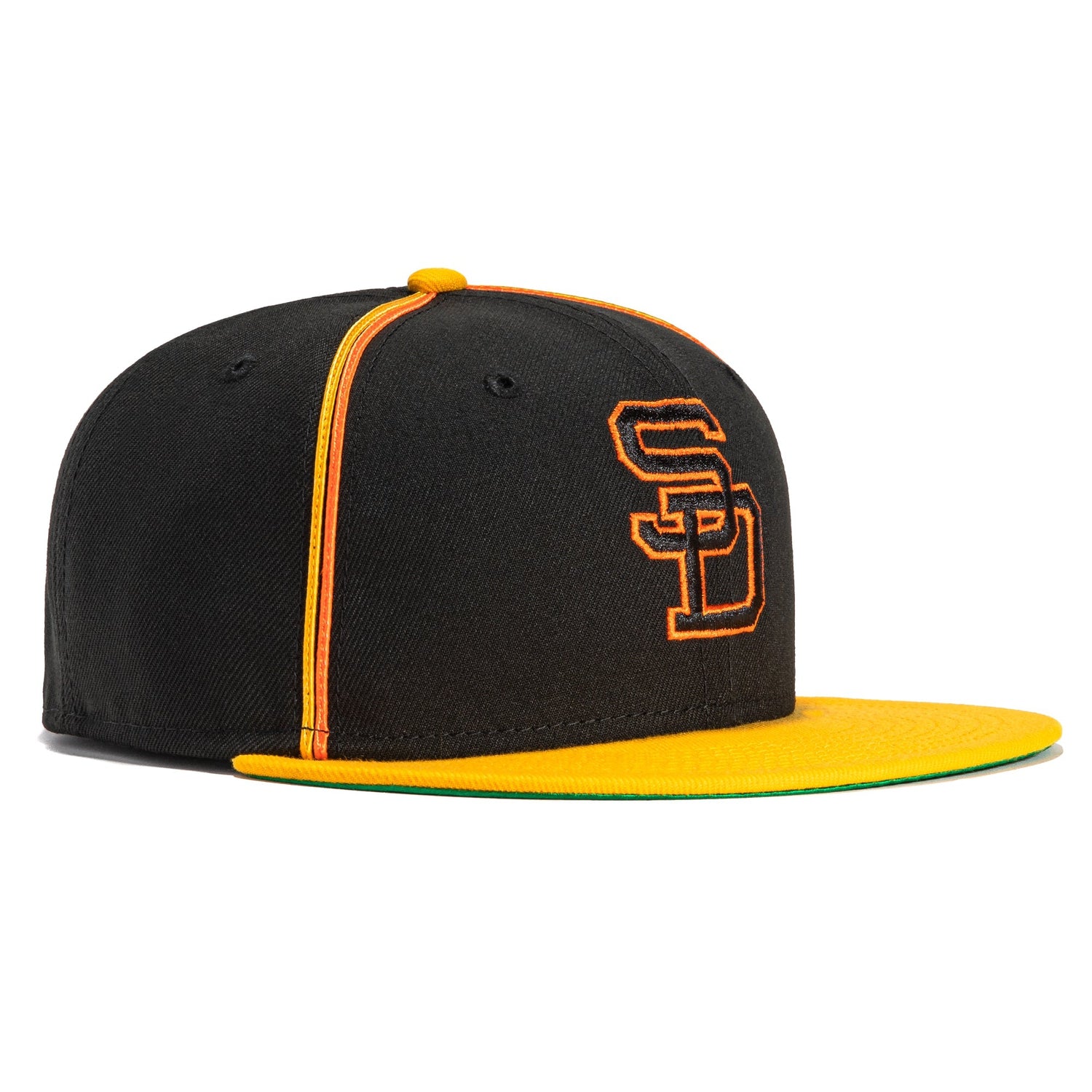 New Era 59FIFTY San Diego Padres Fitted Black, Gold Hat