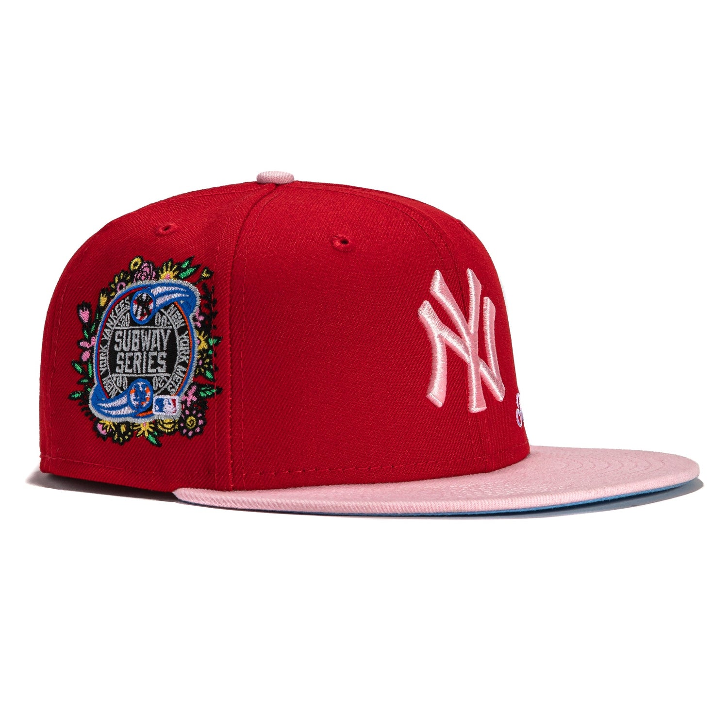 New Era New York Yankees Subway Series Patch 5950 Hat Red Size 7 1