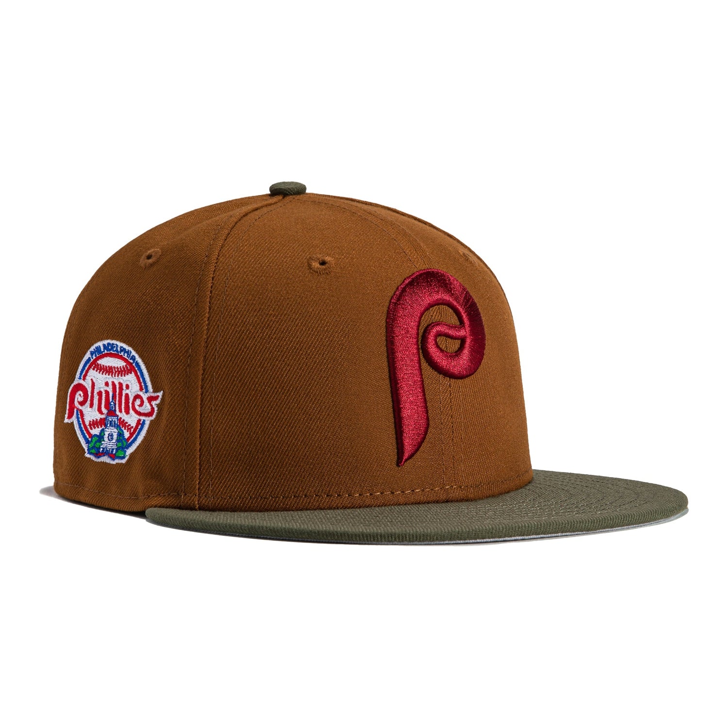 New Era 59FIFTY Hummus Philadelphia Phillies 1938 Logo Patch Hat - Tan, Khaki Tan/Khaki / 8