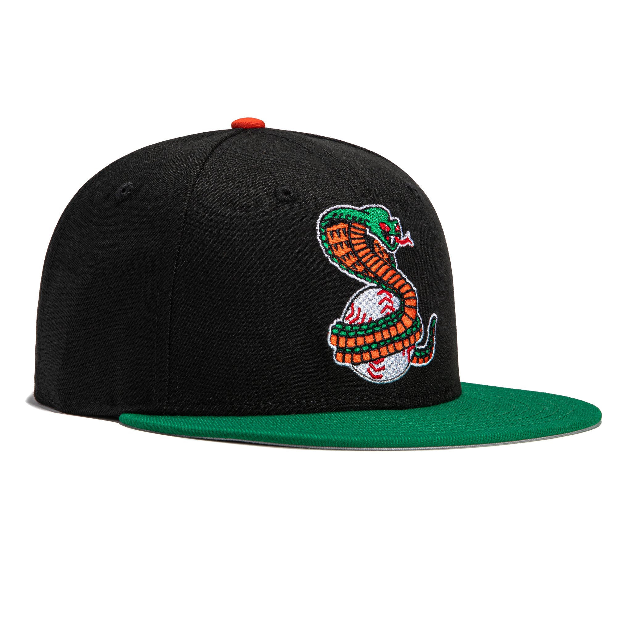 New Era 59Fifty Kissimmee Cobras Hat - Black, Kelly, Orange – Hat Club