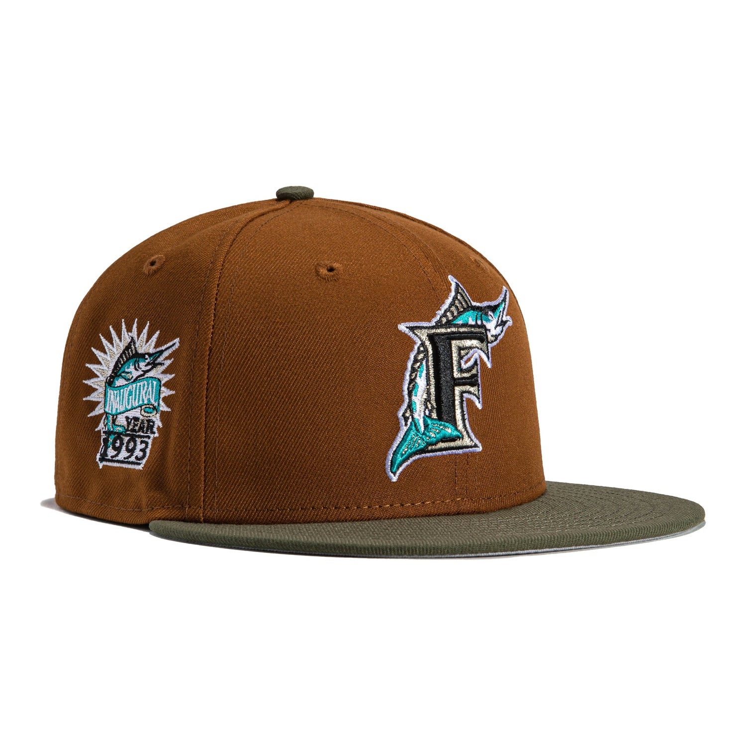 New Era 59Fifty Earthtone Tampa Bay Rays Inaugural Patch Hat