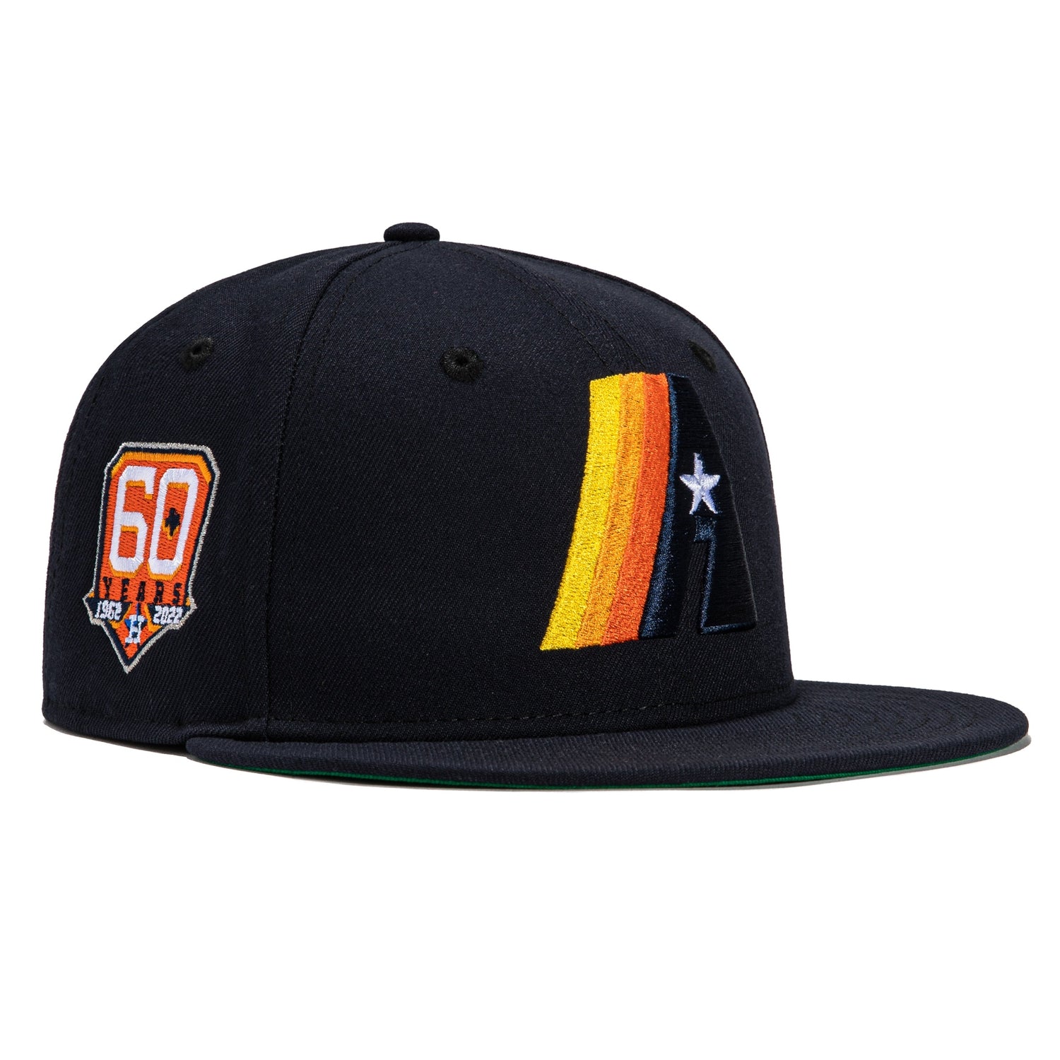 New Era 59Fifty Houston Astros 60th Anniversary Patch Concept Hat - Or – Hat  Club