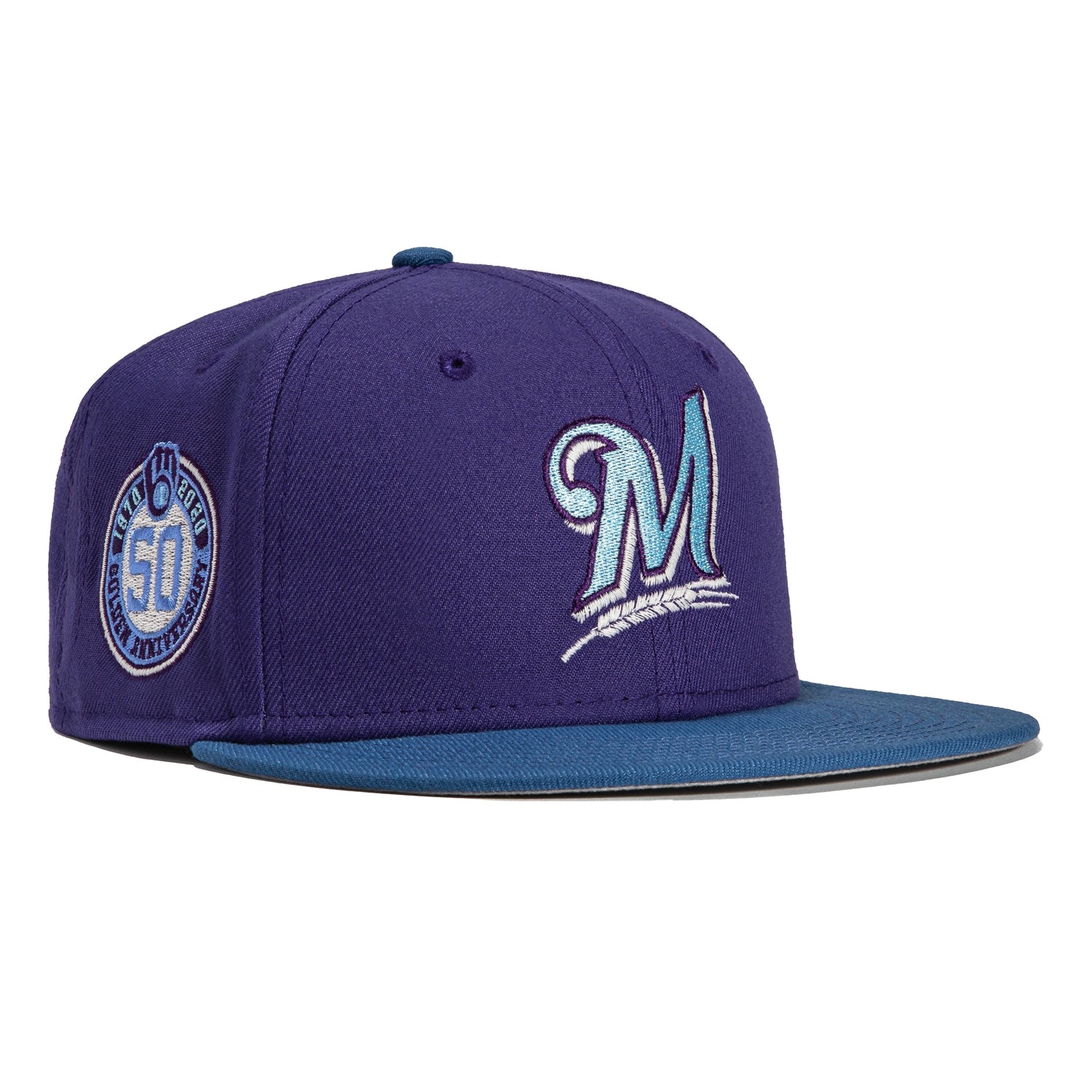 New Era Milwaukee Brewers 50th Anniversary Navy Edition 59Fifty