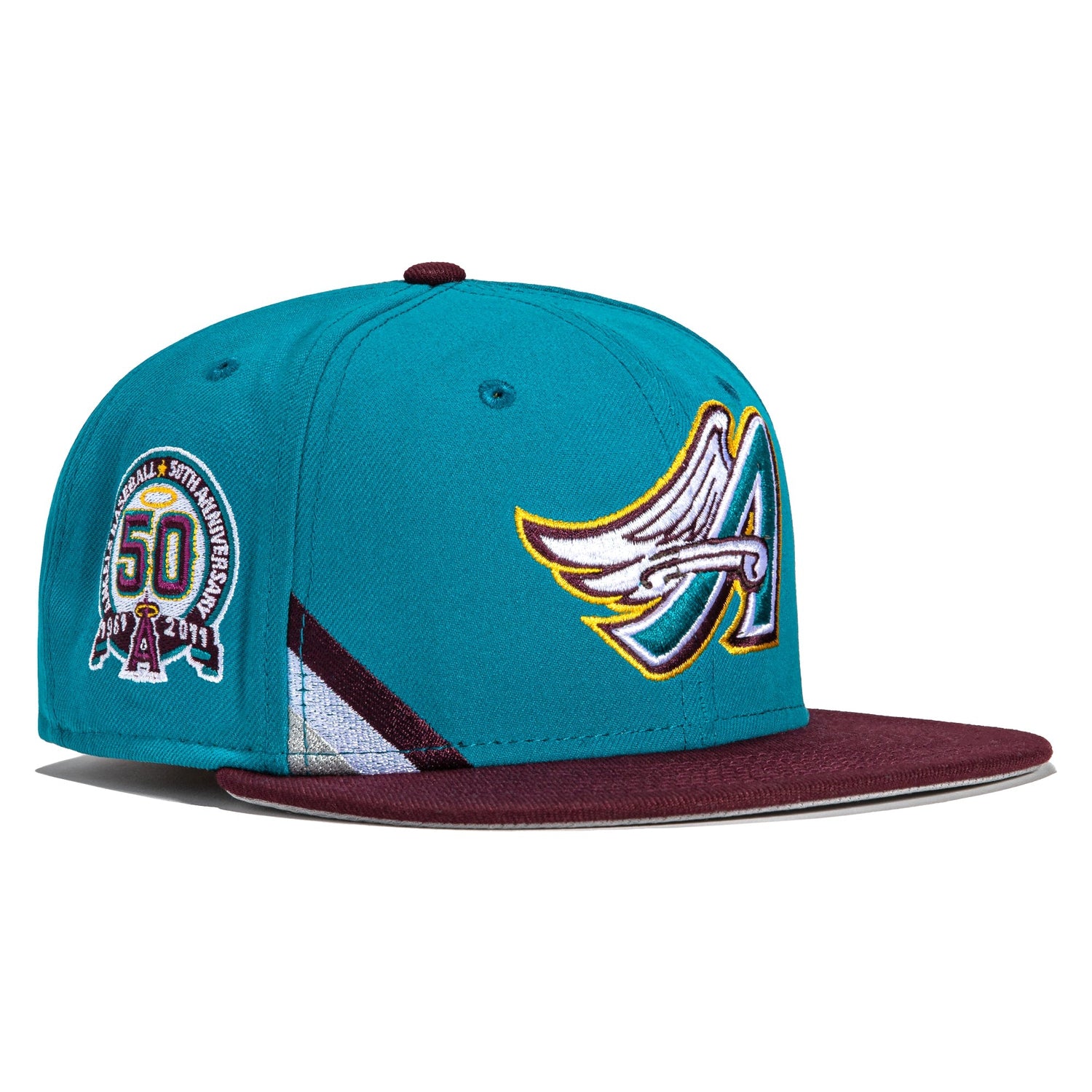 New Era 59Fifty Los Angeles Angels City Connect Patch Hat - Tan, Green – Hat  Club