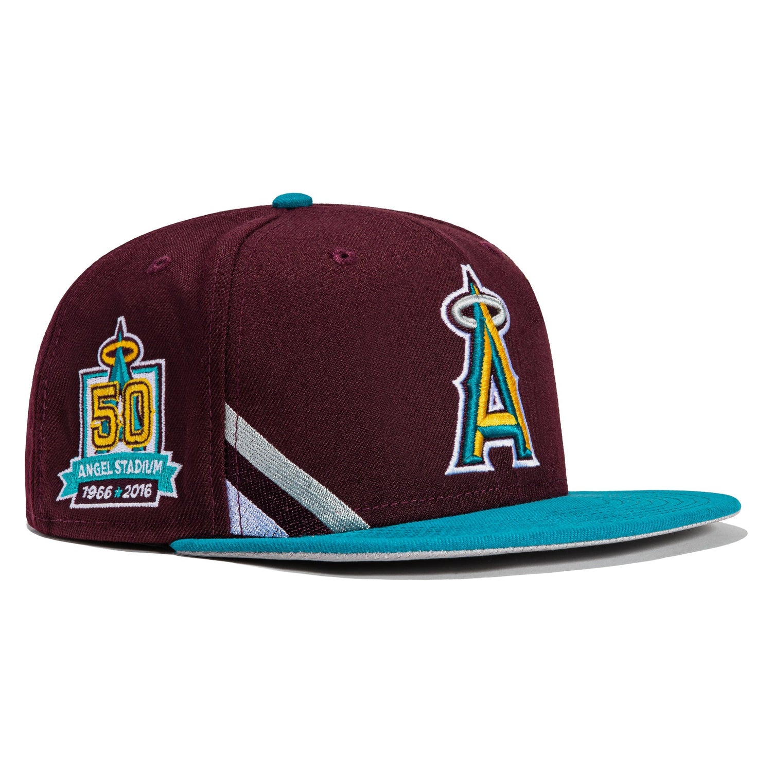 Hat Club Exclusive 59Fifty Breakaway Los Angeles Angels 50th Anniversary  Patch
