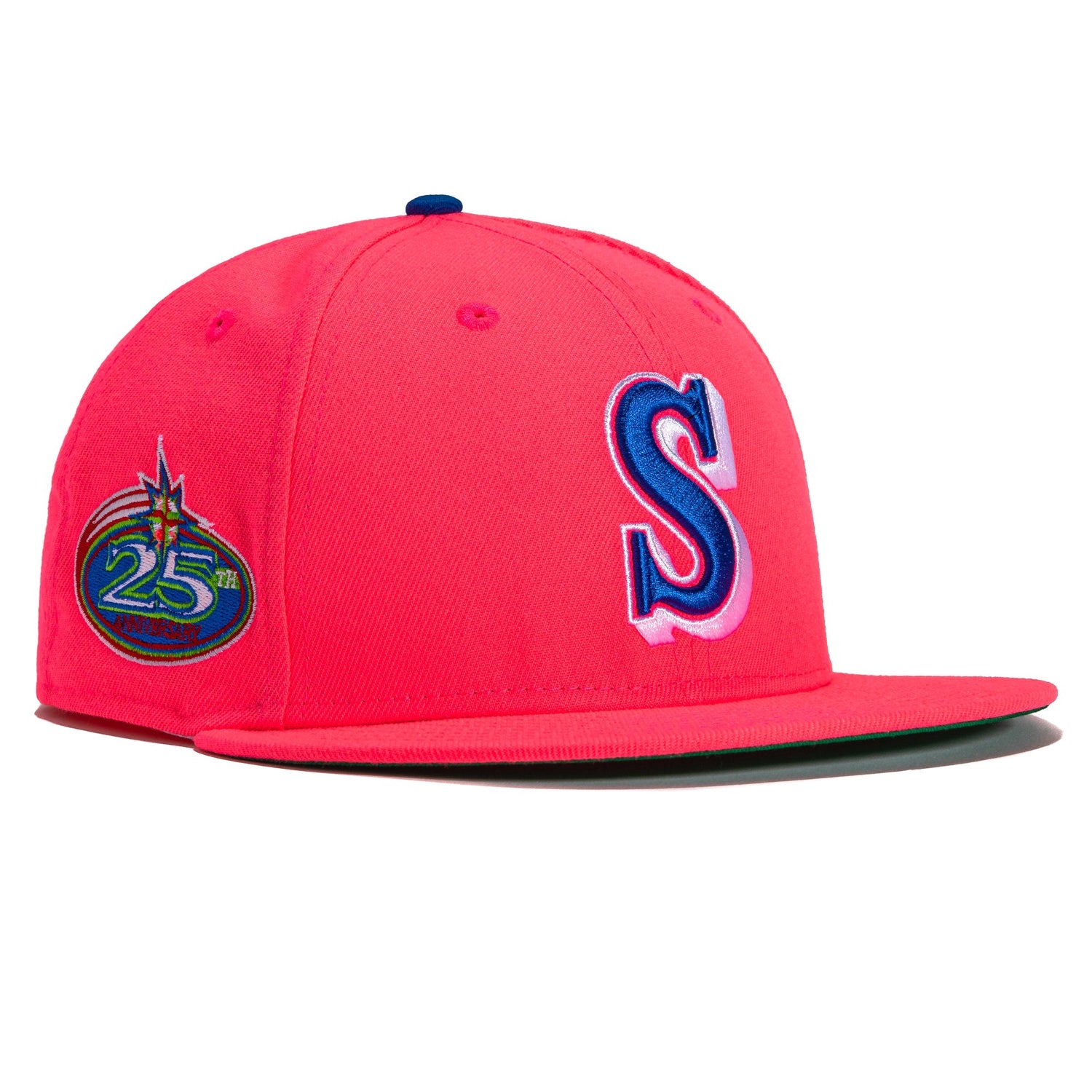 New Era 59Fifty Seattle Mariners 25th Anniversary Patch Jersey Hat - N – Hat  Club