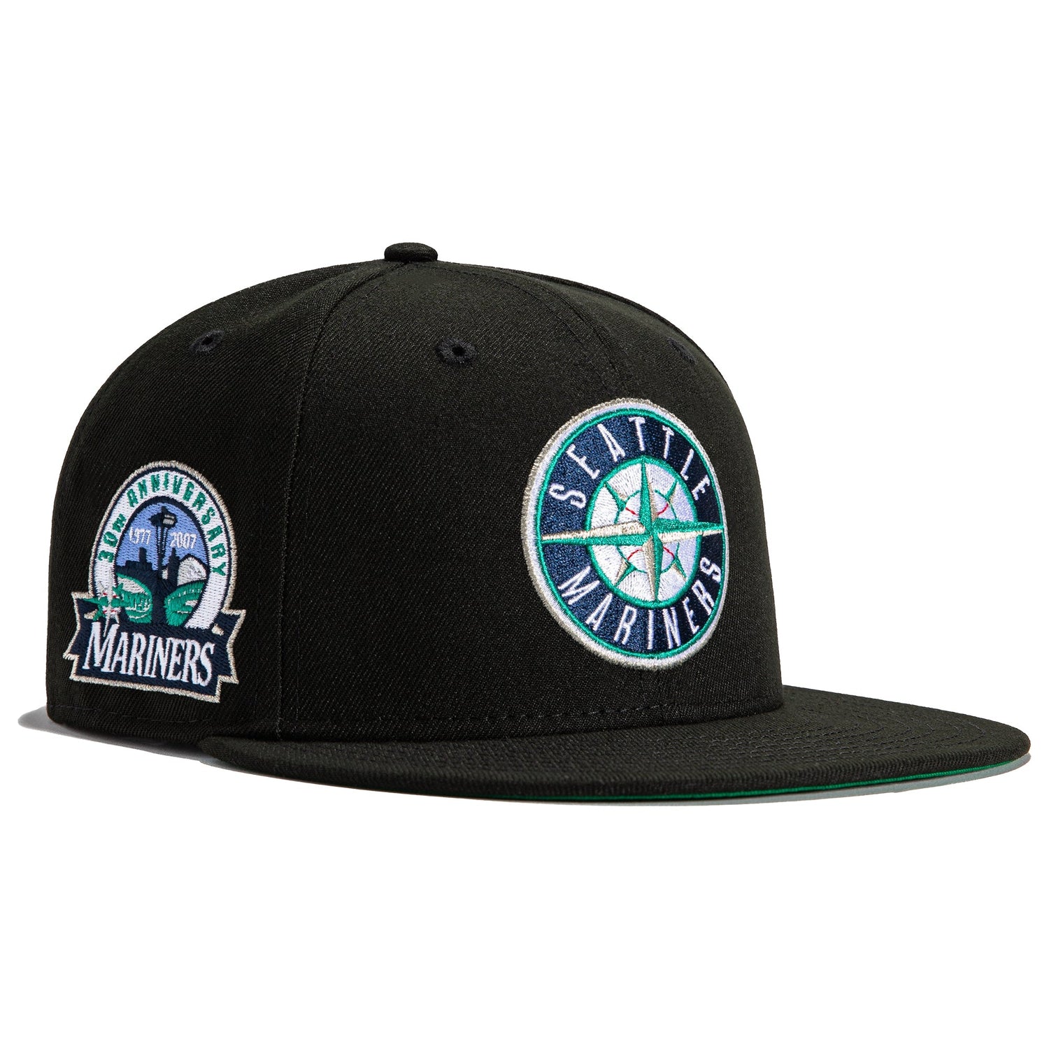 Hat Club Exclusive New Era 59Fifty White Dome Seattle Mariners 35th An –  The Blueprint