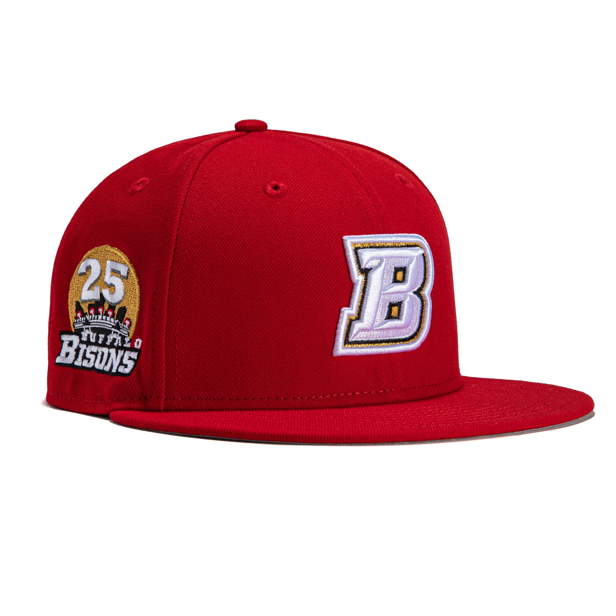 Buffalo Bisons New Era Authentic Collection 59FIFTY Fitted Hat - Red