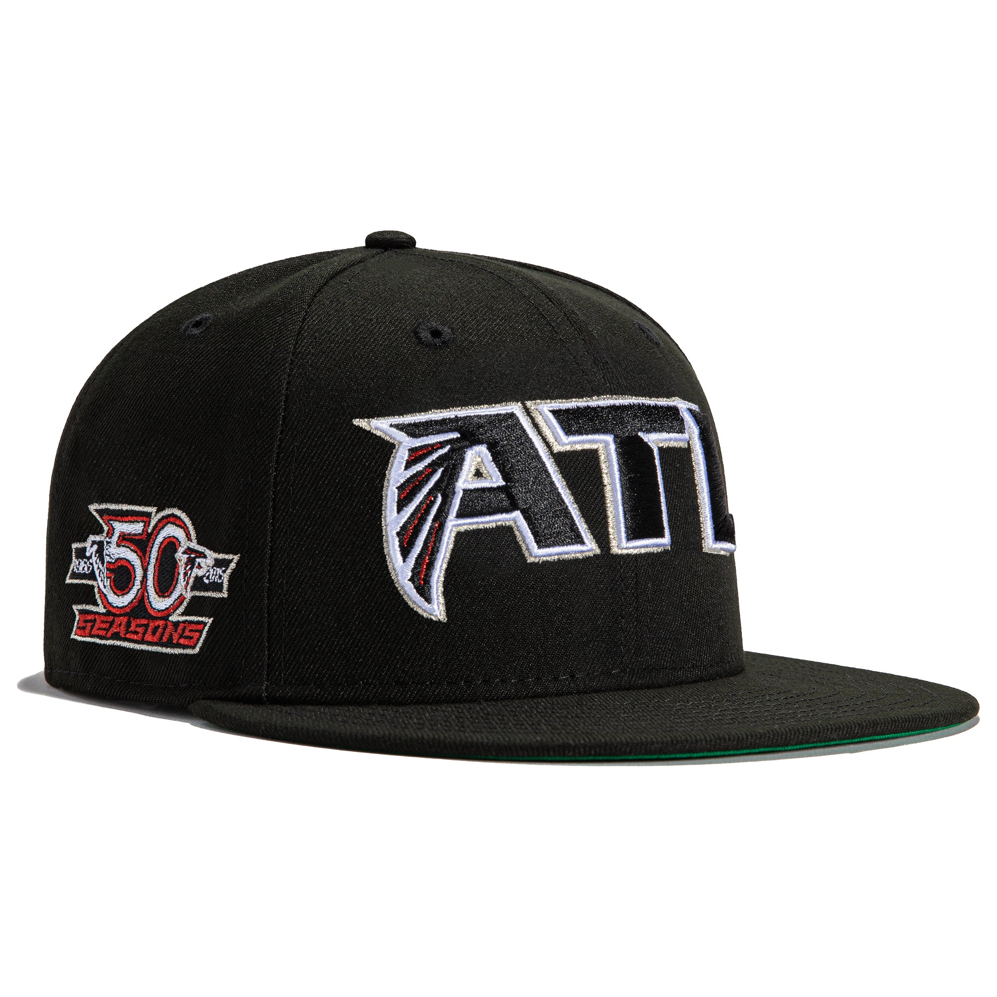 New Era 59Fifty Cord Visor Atlanta Falcons 25th Anniversary Patch Hat – Hat  Club