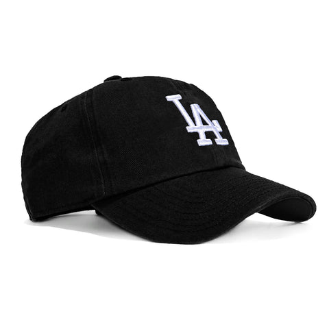 47 Brand Los Angeles Dodgers Adjustable Cleanup Hat - Black, White