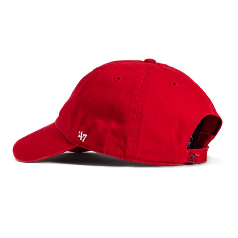 47 Brand Los Angeles Angels Game Cleanup Adjustable Hat - Red