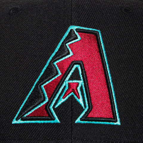 47 Brand Sureshot Captain Arizona Diamondbacks A Snapback Hat - Black, Teal