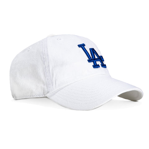 47 Brand Los Angeles Dodgers Cleanup Adjustable Hat - White, Royal