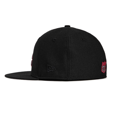 New Era 59Fifty Arizona Cardinals Hat - Black, Graphite Grey, Red