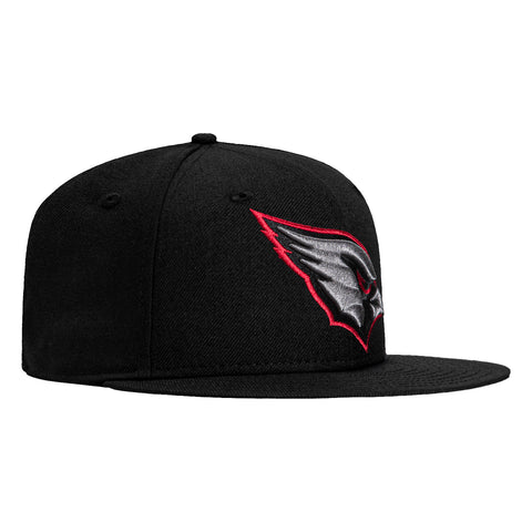 New Era 59Fifty Arizona Cardinals Hat - Black, Graphite Grey, Red