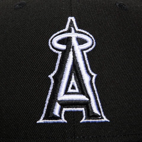 New Era 9Fifty MLB Basic Los Angeles Angels Snapback Hat - Black, White