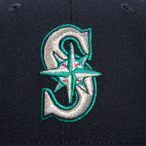 New Era 9Fifty MLB Basic Seattle Mariners Snapback Game Hat - Navy