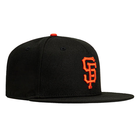 New Era 9Fifty MLB Basic San Francisco Giants Game Snapback Hat - Black