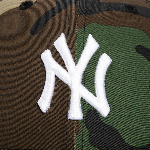 New Era 9Fifty MLB Basic New York Yankees Snapback Hat - Camo, White