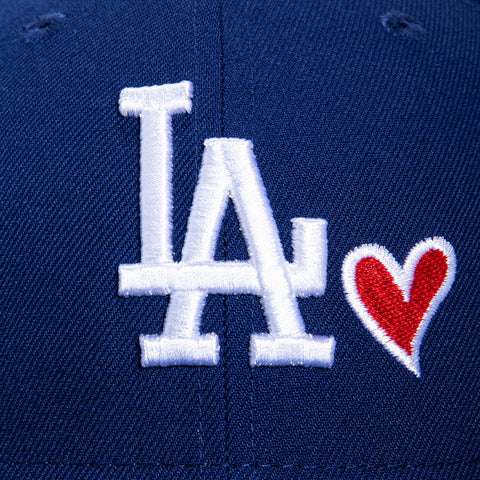 New Era 59Fifty Los Angeles Dodgers Heart Hat - Royal