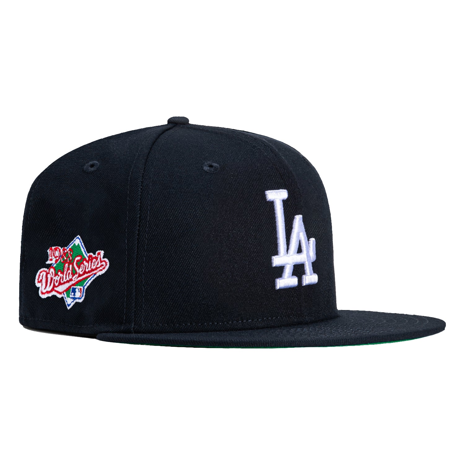 New Era 59Fifty Los Angeles Dodgers 1988 World Series Patch Hat - Navy ...