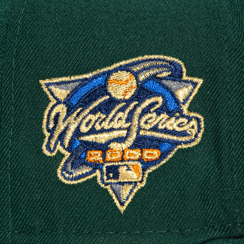 New Era 59Fifty New York Yankees 2000 World Series Patch Hat - Green, White