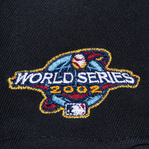 New Era 59Fifty Los Angeles Angels 2002 World Series Patch Hat - Navy