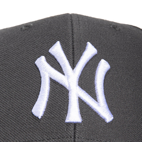 47 Brand New York Yankees MVP Adjustable Hat - Graphite, White