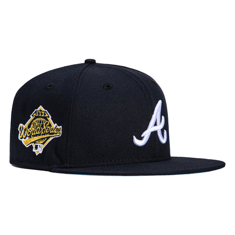 New Era 59Fifty Atlanta Braves 1995 World Series Patch Hat - Navy