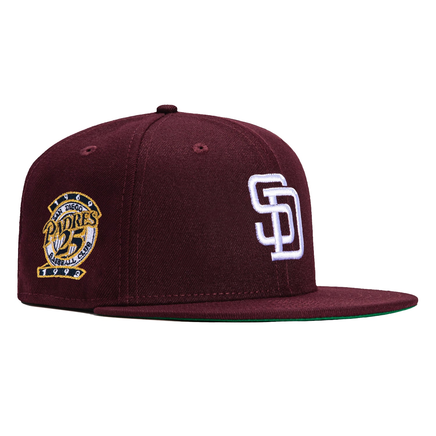 New Era 59Fifty Merlot San Diego Padres 25th Anniversary Patch Hat - M ...